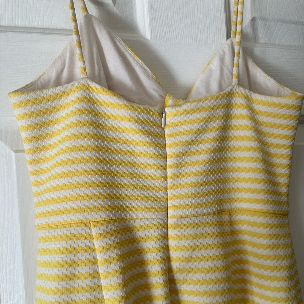 Hutch Sunny Yellow and white striped dress, size medium - Picture 5 of 7